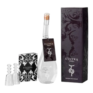 U'Luvka Vodka Friendship Love Pleasure 2 Shot Glass Gift Pack 70CL