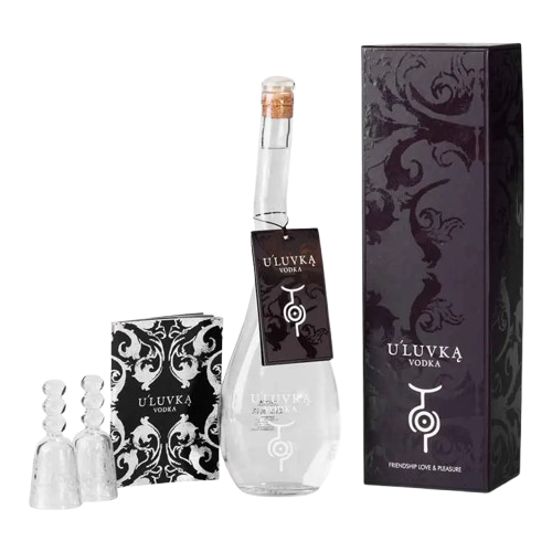 U'Luvka Vodka Friendship Love Pleasure 2 Shot Glass Gift Pack 70CL