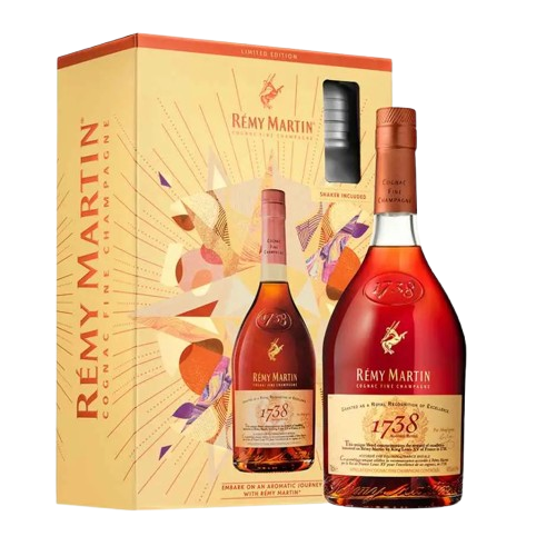 Remy Martin 1738 Accord Royal Cognac Shaker Gift Pack 70CL
