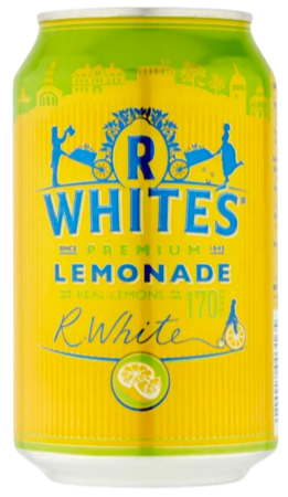 R Whites Premium Lemonade 24x 330ML Cans