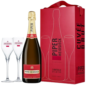 Piper Heidsieck Brut Champagne With Gift-Set 75CL